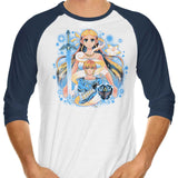 Awakened Hero - 3/4 Sleeve Raglan T-Shirt