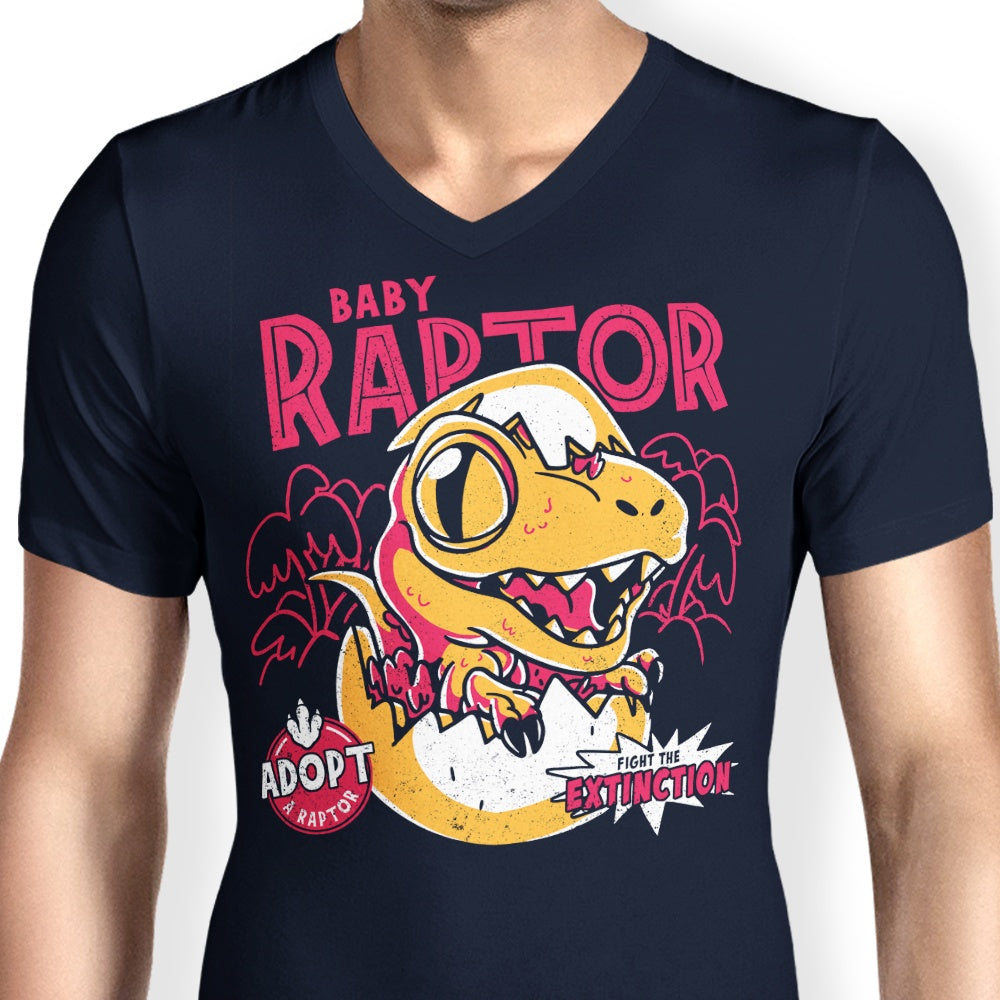 Baby Raptor Ase Baby Raptor - Men's V-Neck – Once Upon a Tee