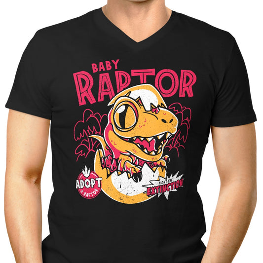 Baby Raptor - Men's V-Neck