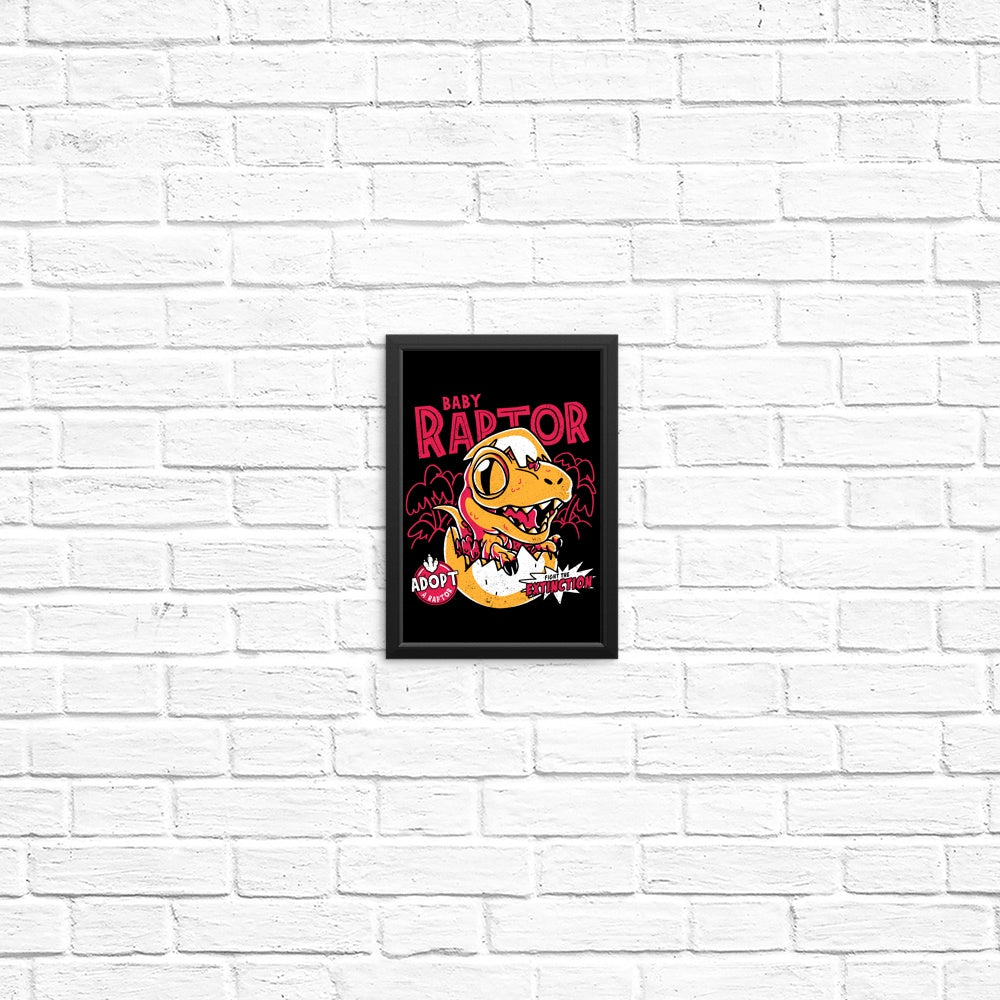 Baby Raptor Ase Baby Raptor - Posters & Prints – Once Upon a Tee