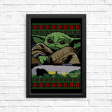 Baby Yelled at Sweater - Posters & Prints