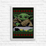 Baby Yelled at Sweater - Posters & Prints