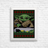 Baby Yelled at Sweater - Posters & Prints