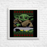 Baby Yelled at Sweater - Posters & Prints