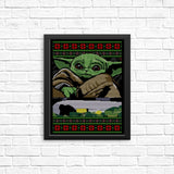 Baby Yelled at Sweater - Posters & Prints