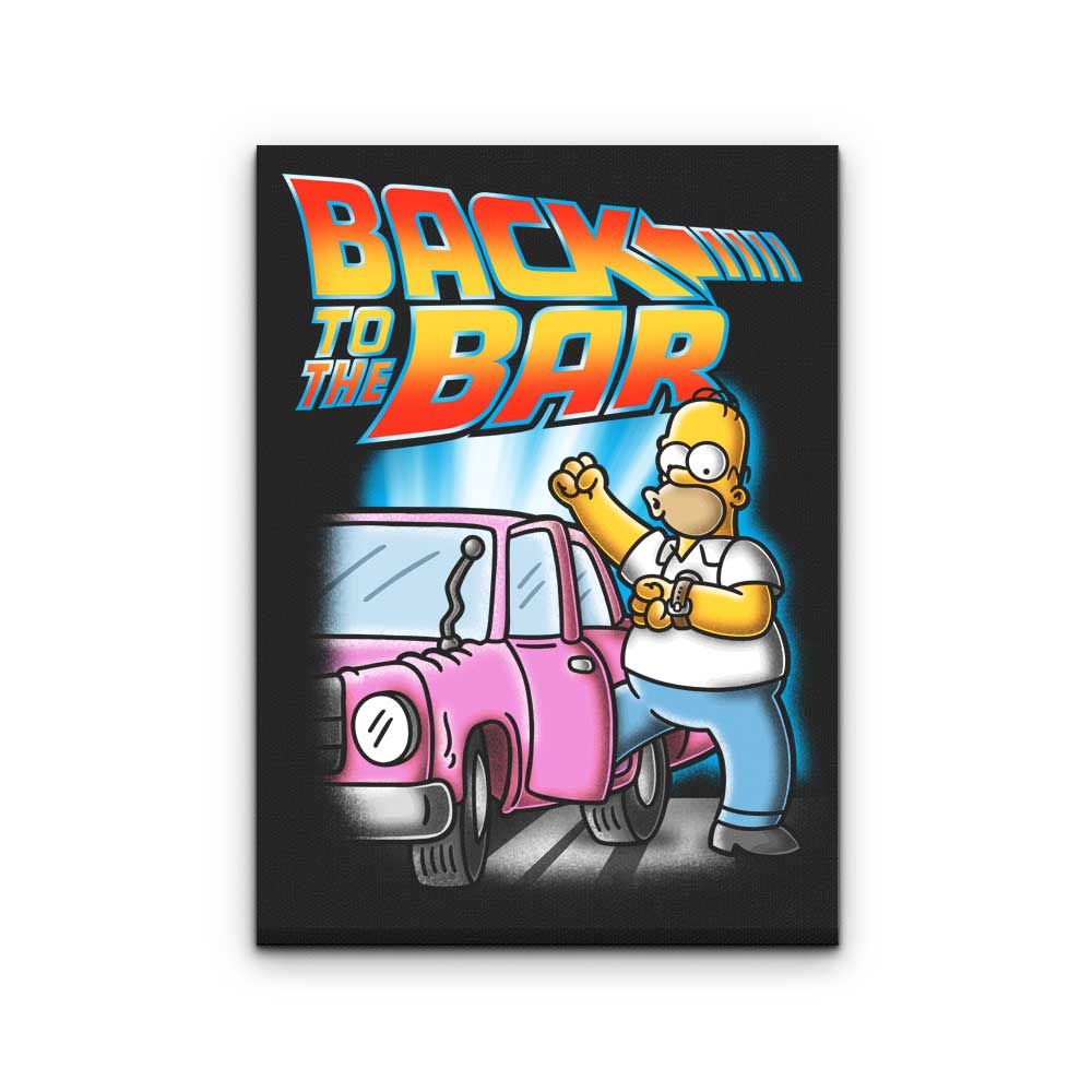 Back to the Bar - Canvas Print