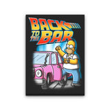 Back to the Bar - Canvas Print