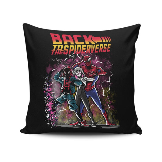 Back to the Spiderverse - Throw Pillow