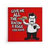 Bacon and Eggs - Canvas Print