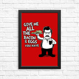 Bacon and Eggs - Posters & Prints