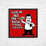 Bacon and Eggs - Posters & Prints