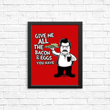 Bacon and Eggs - Posters & Prints