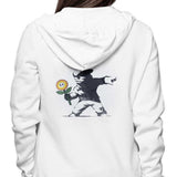 Banksy Flower - Hoodie