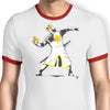Banksy Python 1-2-5 - Ringer T-Shirt