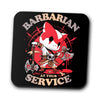 Barbarian at Your Service - Coasters