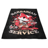 Barbarian at Your Service - Fleece Blanket