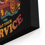 Bard at Your Service - Canvas Print