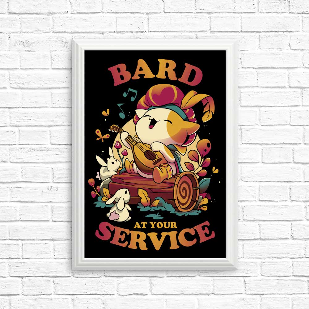 Bard at Your Service - Posters & Prints