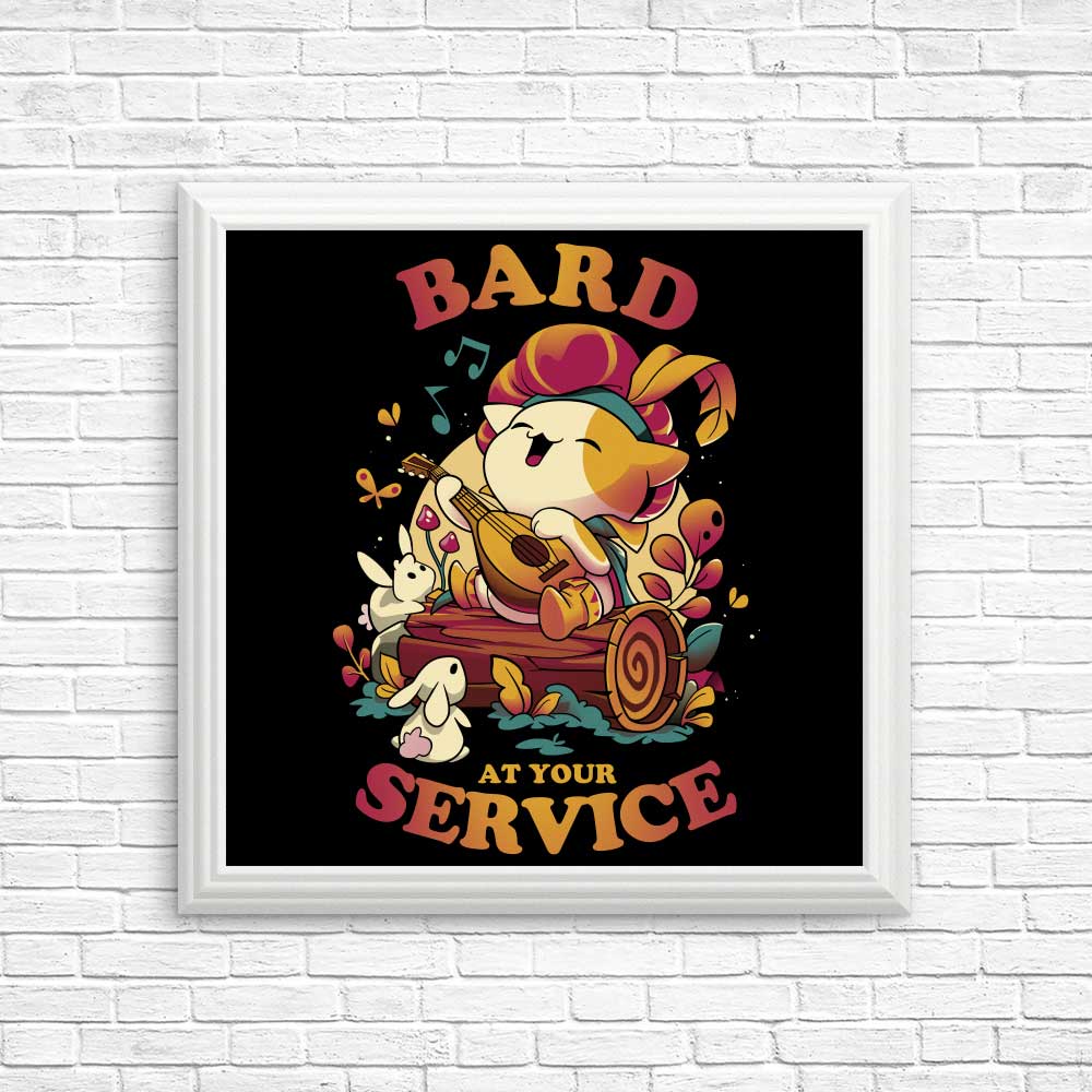 Bard at Your Service - Posters & Prints