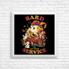 Bard at Your Service - Posters & Prints