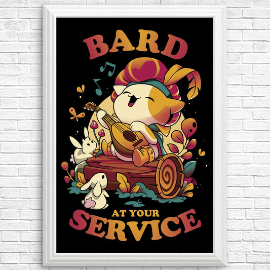 Bard at Your Service - Posters & Prints