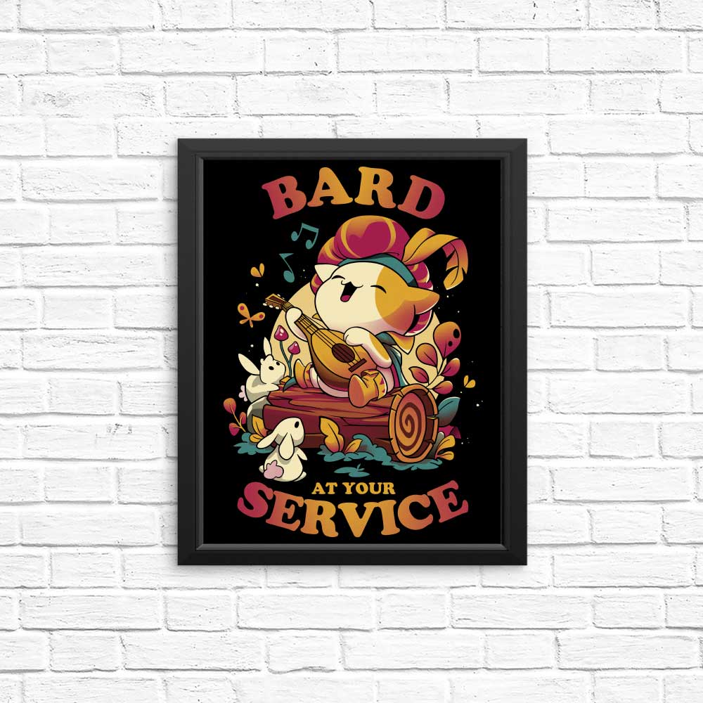 Bard at Your Service - Posters & Prints