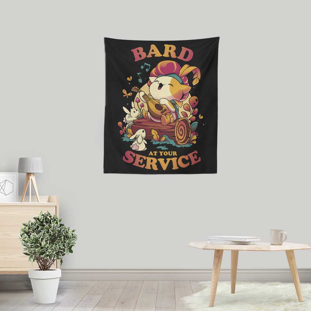 Bard at Your Service - Wall Tapestry