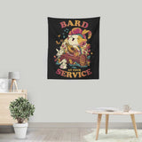 Bard at Your Service - Wall Tapestry