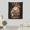 Bard at Your Service - Wall Tapestry
