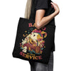 Bard at Your Service - Tote Bag