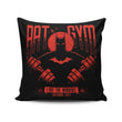 Bat Gym - Throw Pillow
