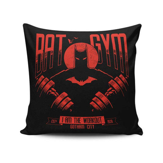 Bat Gym - Throw Pillow