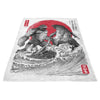 Battle for the Ages Sumi-e - Fleece Blanket
