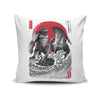 Battle for the Ages Sumi-e - Throw Pillow