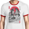 Battle for the Ages Sumi-e - Ringer T-Shirt