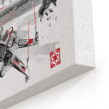 Battle on the Beach - Canvas Print