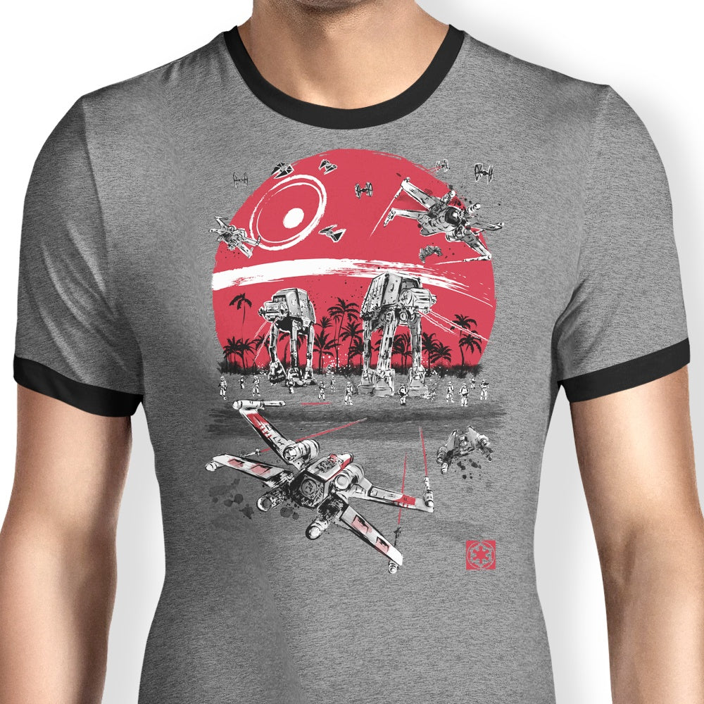 Battle on the Beach - Ringer T-Shirt