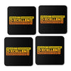 Be Excellent Typography - Coasters