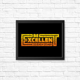 Be Excellent Typography - Posters & Prints