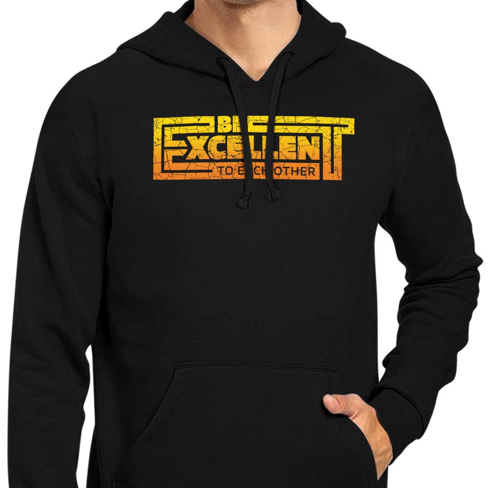 Be Excellent Typography - Hoodie
