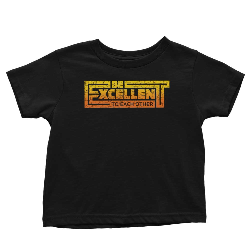 Be Excellent Typography - Youth Apparel