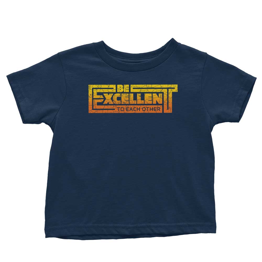 Be Excellent Typography - Youth Apparel