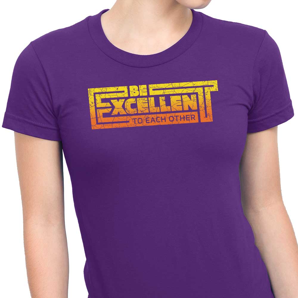 Be Excellent Typography - Women's Apparel