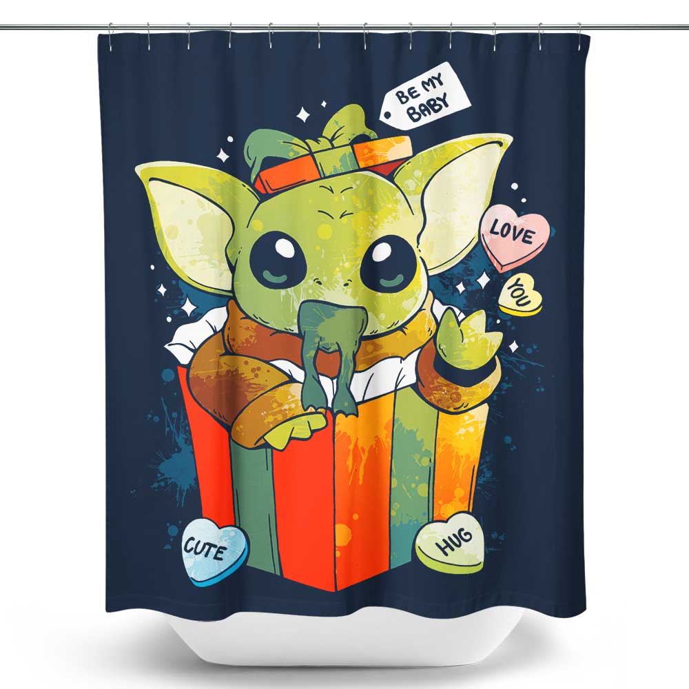 Be My Baby - Shower Curtain