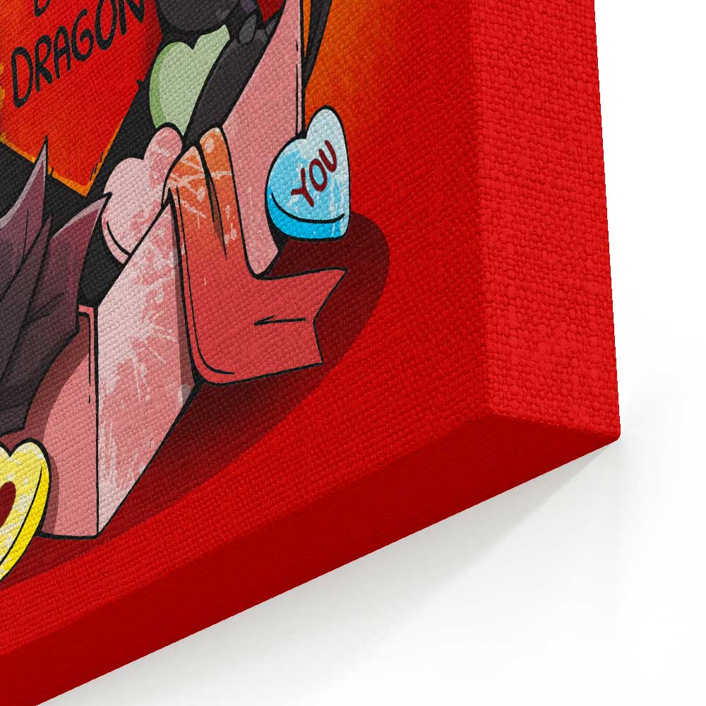 Be My Dragon - Canvas Print