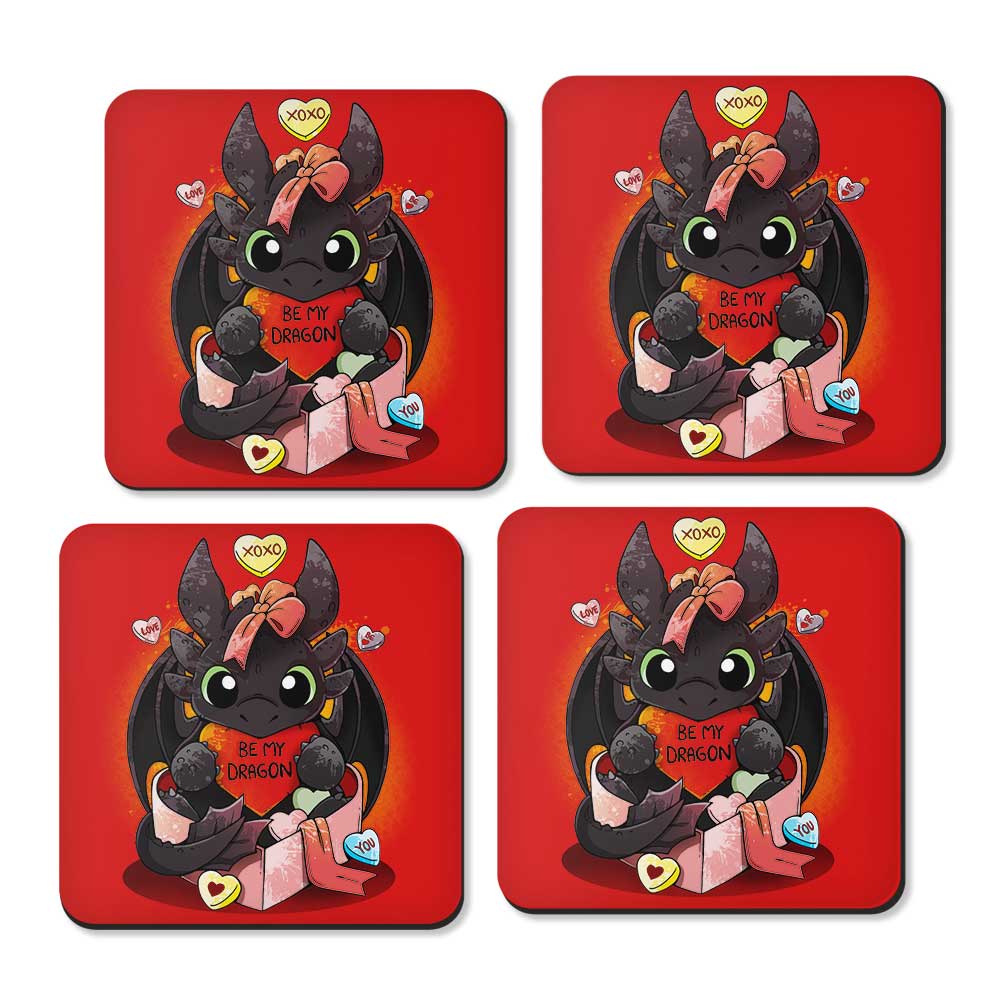 Be My Dragon - Coasters