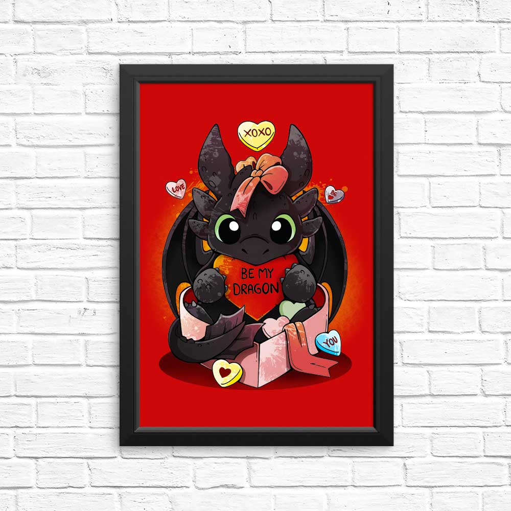 Be My Dragon - Posters & Prints