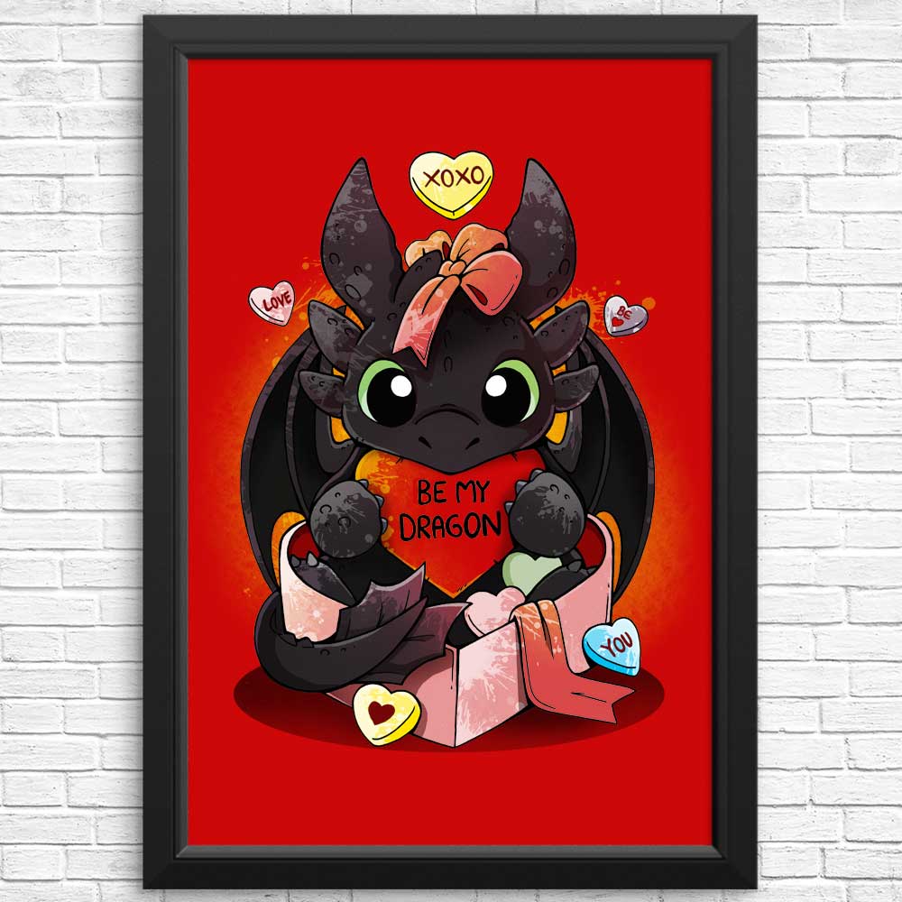 Be My Dragon - Posters & Prints