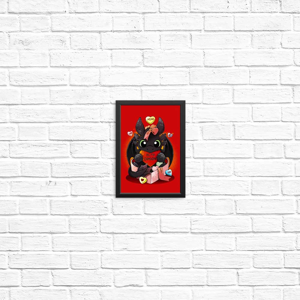 Be My Dragon - Posters & Prints