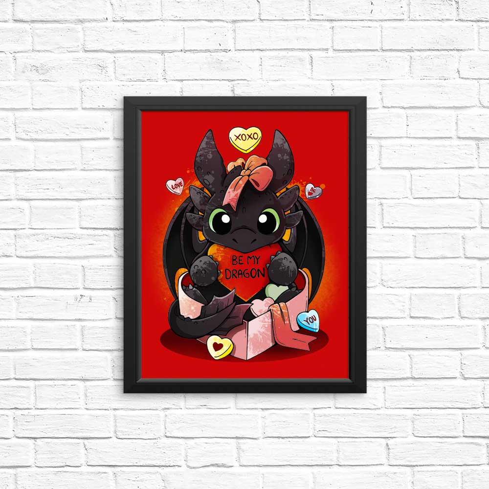 Be My Dragon - Posters & Prints